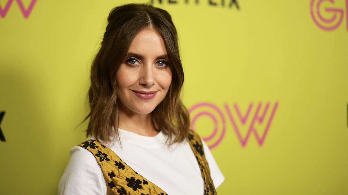 LOS ANGELES, CA - JULY 29: Alison Brie attends Netflix's "Glow" celebrates its 10 Emmy Nominations with Roller-Skating event at World on Wheels on July 29, 2018 in Los Angeles, California.