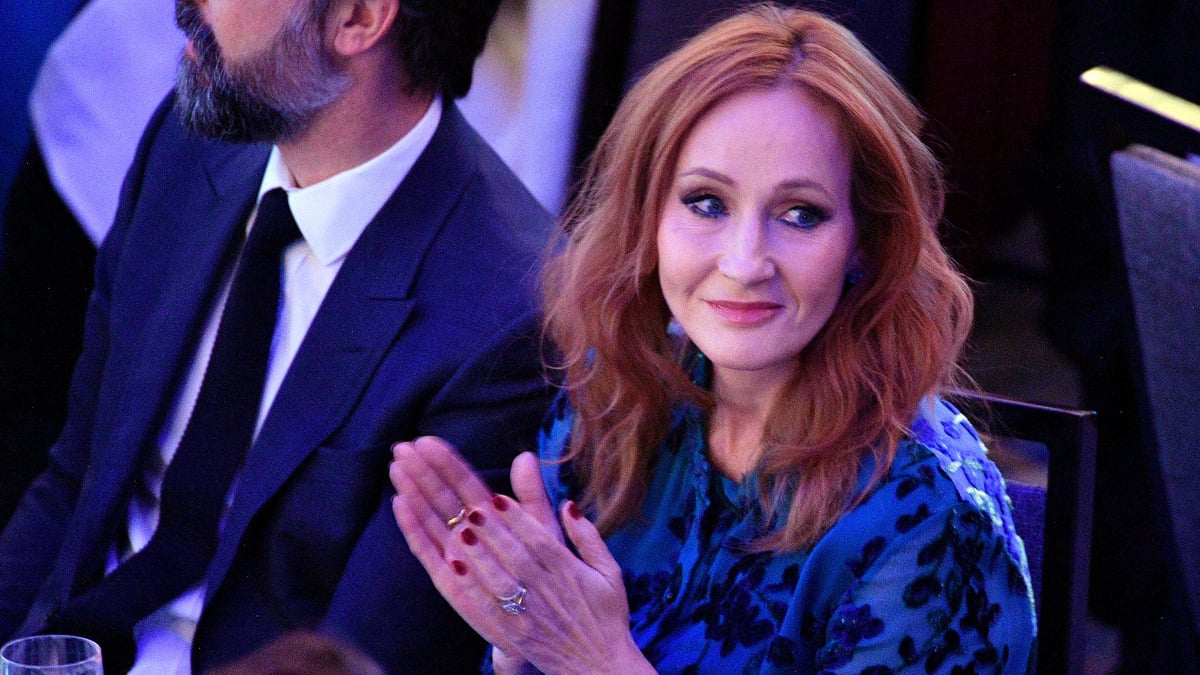 JK Rowling chega ao 2019 RFK Ripple of Hope Awards no New York Hilton Midtown