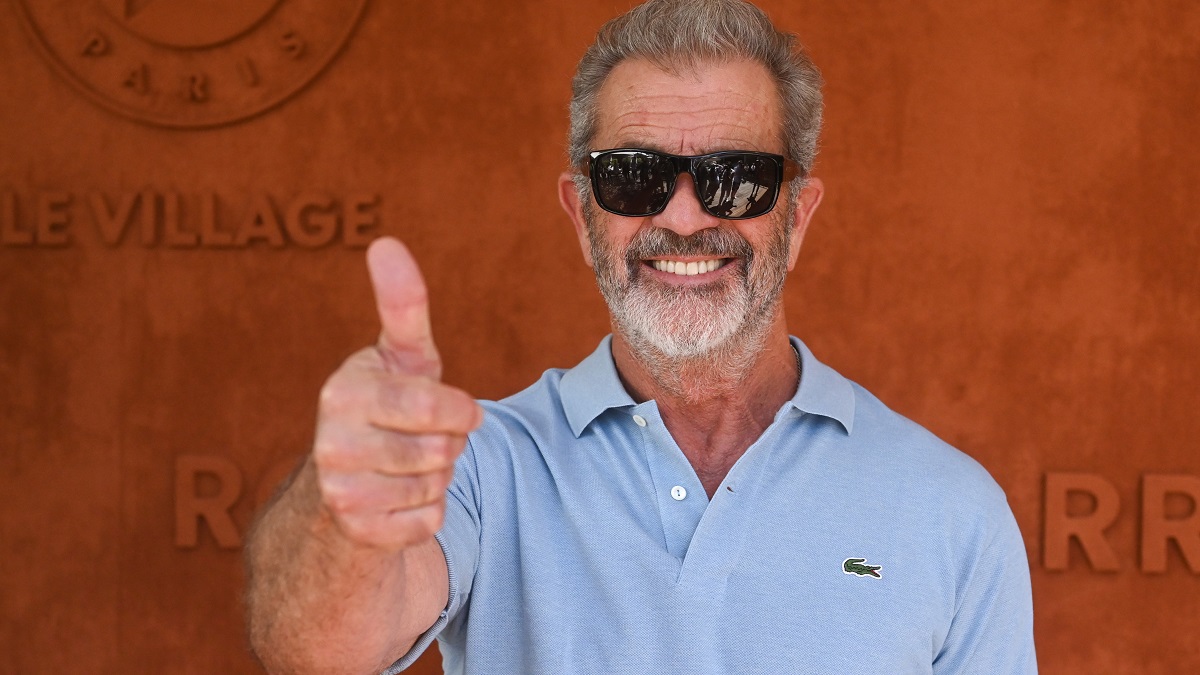 PARIS, FRANCE - JUNE 13: Mel Gibson attends the French Open 2021 at Roland Garros on June 13, 2021 in Paris, France.