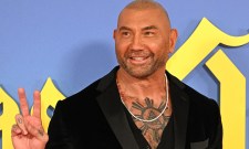 LONDON, ENGLAND - OCTOBER 16: Dave Bautista attends the "Glass Onion: A Knives Out Mystery" European Premiere and Closing Night Gala during the 66th BFI London Film Festival at The Royal Festival Hall on October 16, 2022 in London, England.