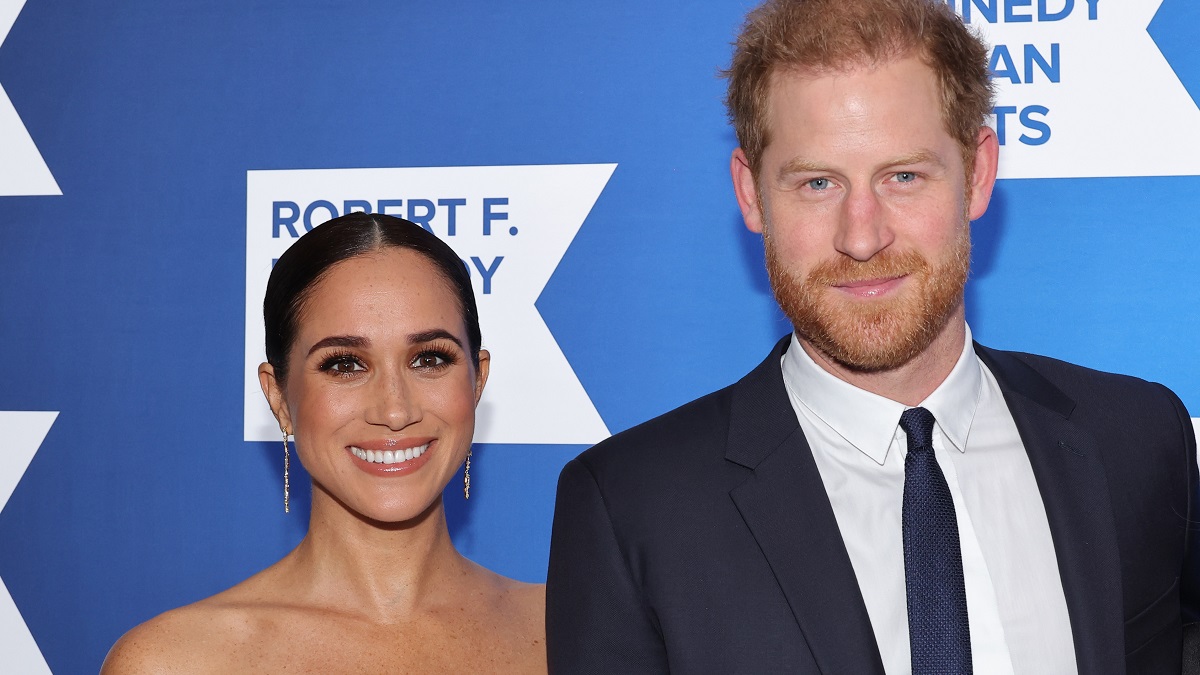 NEW YORK, NEW YORK - DECEMBER 06 Meghan, Duchess of Sussex and Prince Harry, Duke of Sussex attend the 2022 Robert F. Kennedy Human Rights Ripple of Hope Gala at New York Hilton on December 06, 2022 in New York City.