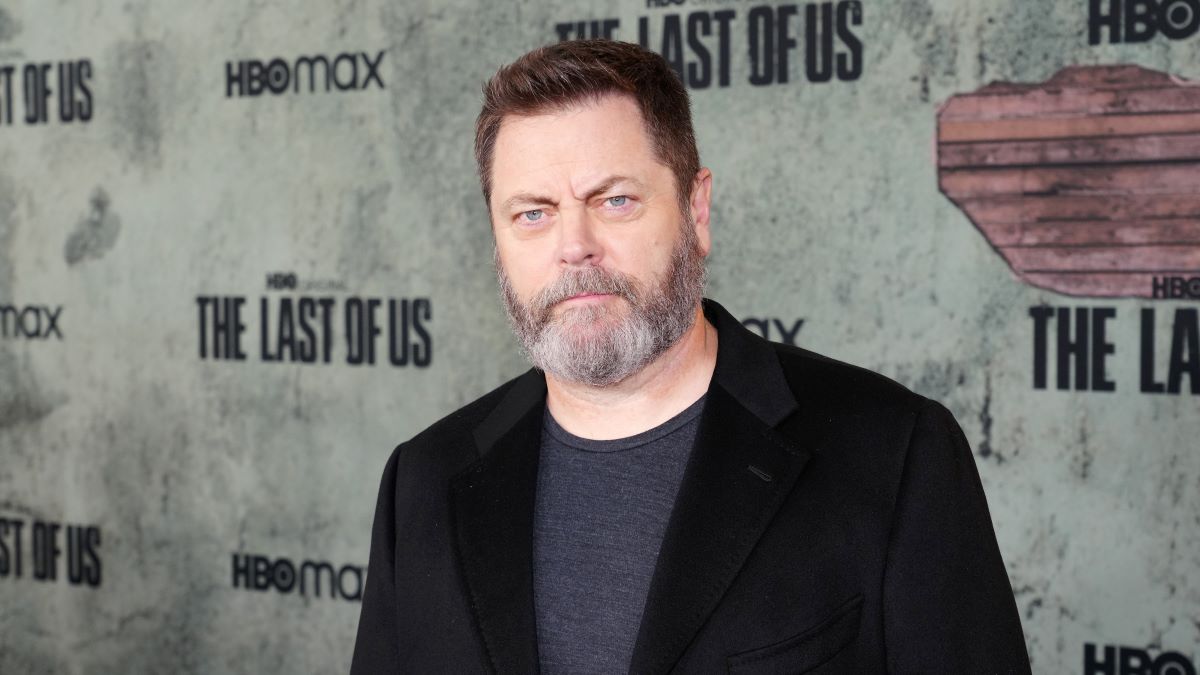 JANUARY 09: Nick Offerman attends HBO's "The Last of Us" Los Angeles Premiere on January 09, 2023 in Los Angeles, California. (Photo by Jeff Kravitz/FilmMagic for HBO)