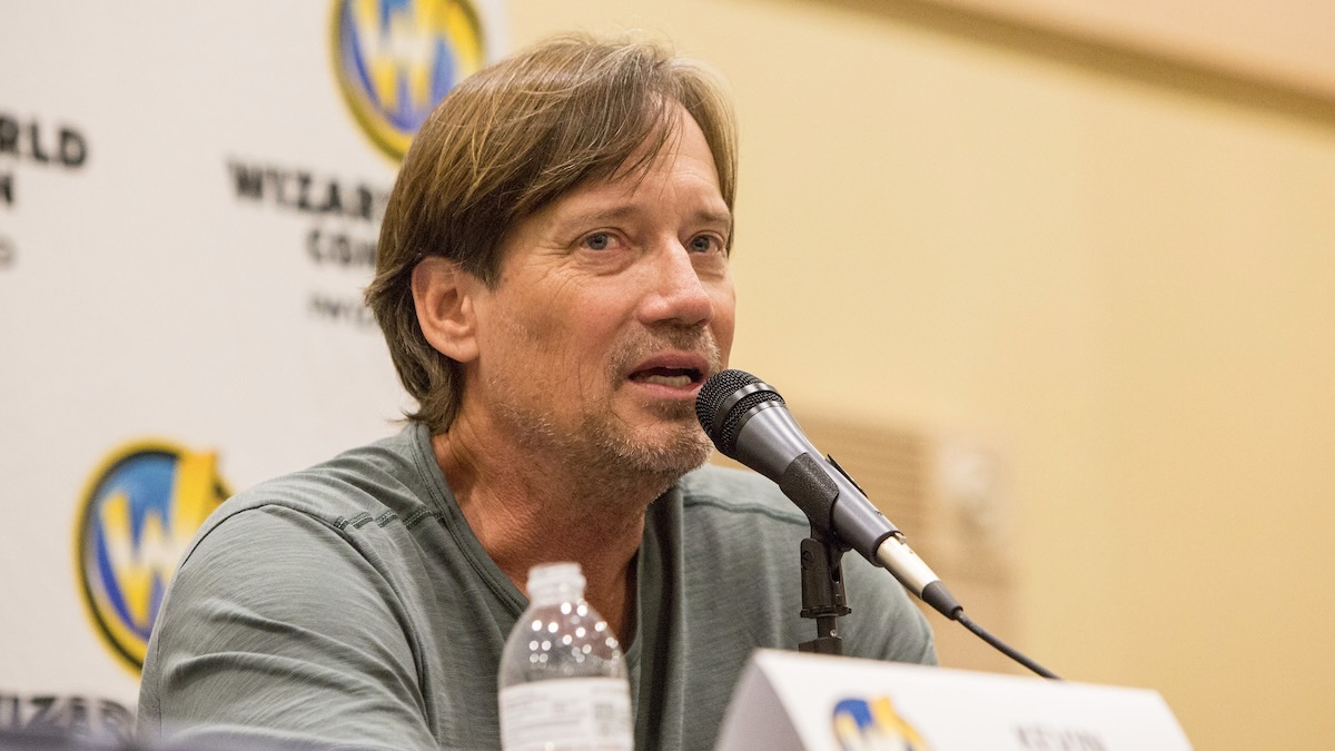 ROSEMONT, IL - AUGUST 27: Actor Kevin Sorbo during the Wizard World Chicago Comic-Con at Donald E. Stephens Convention Center on August 27, 2017 in Rosemont, Illinois.