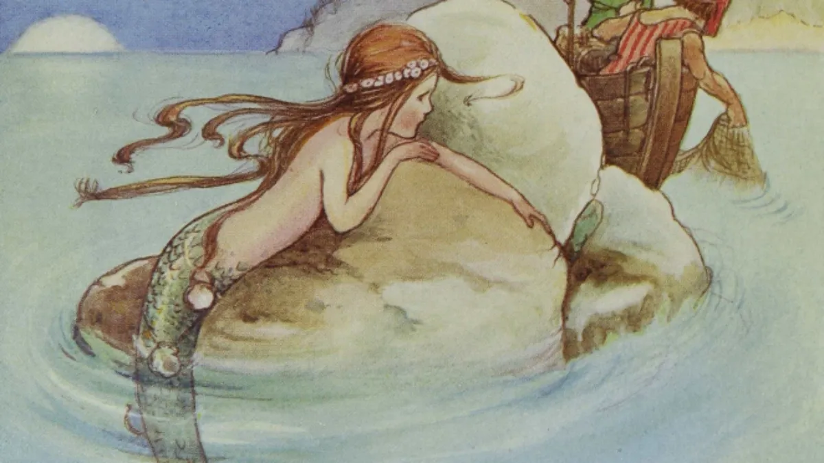 The Little Mermaid book illustration