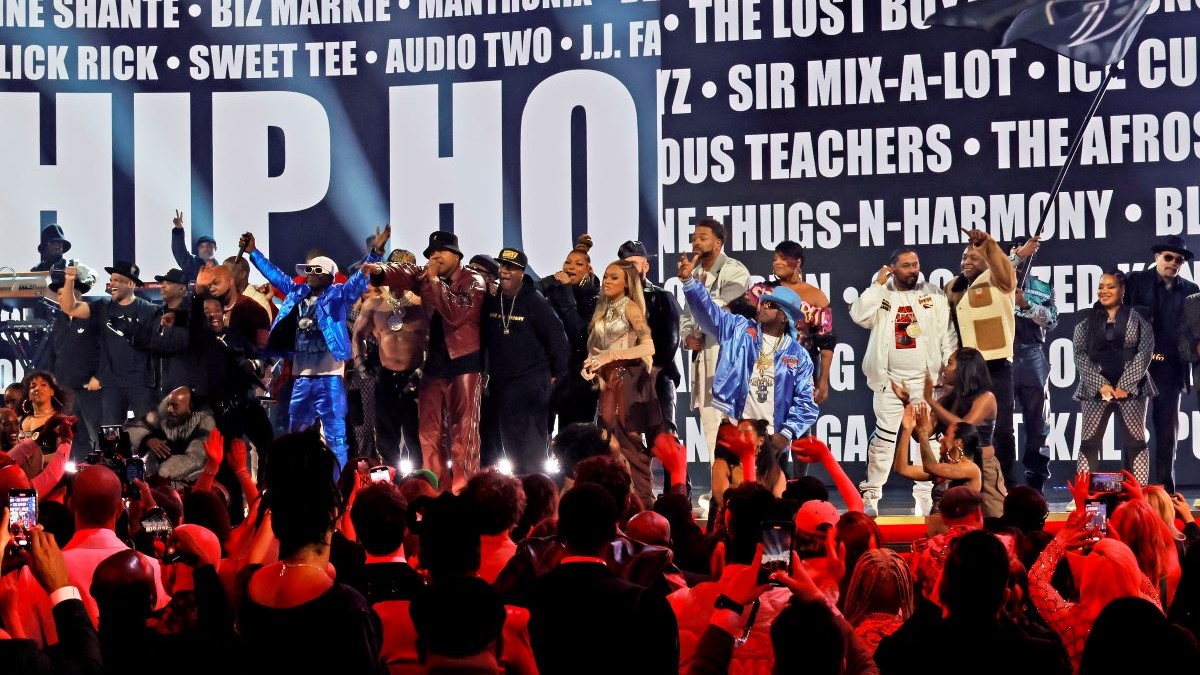 Hip Hop’s 50th Anniversary Brings Down the House at the Grammys