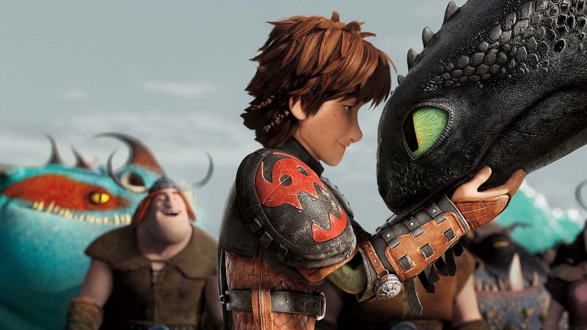 Hiccup and Toothless from How To Train Your Dragon 2