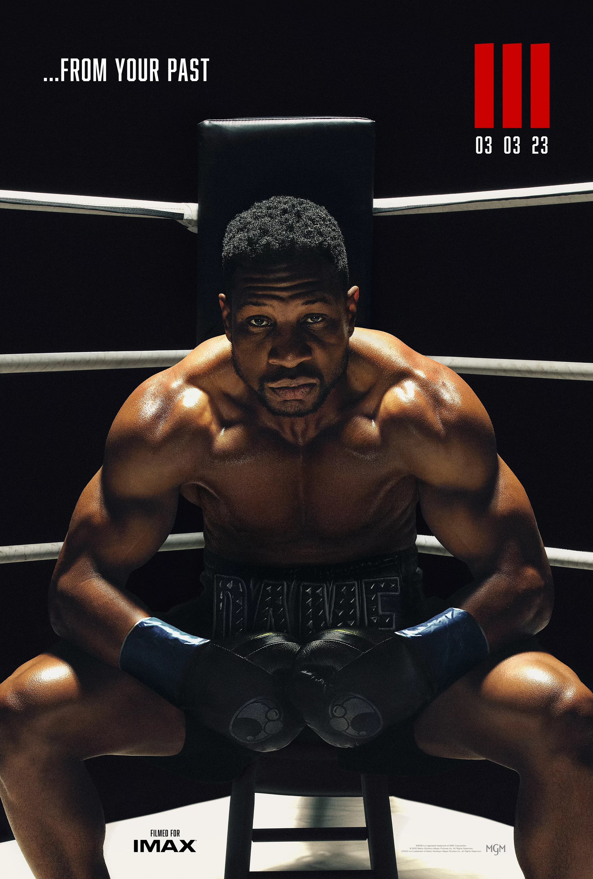 Jonathan Majors as Damian in Creed III Poster