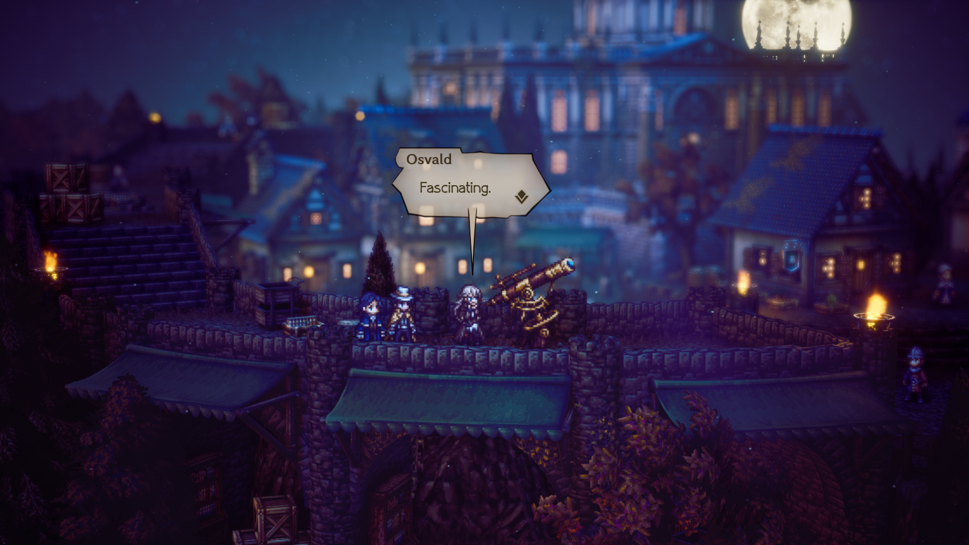 Octopath Traveler II Oswald