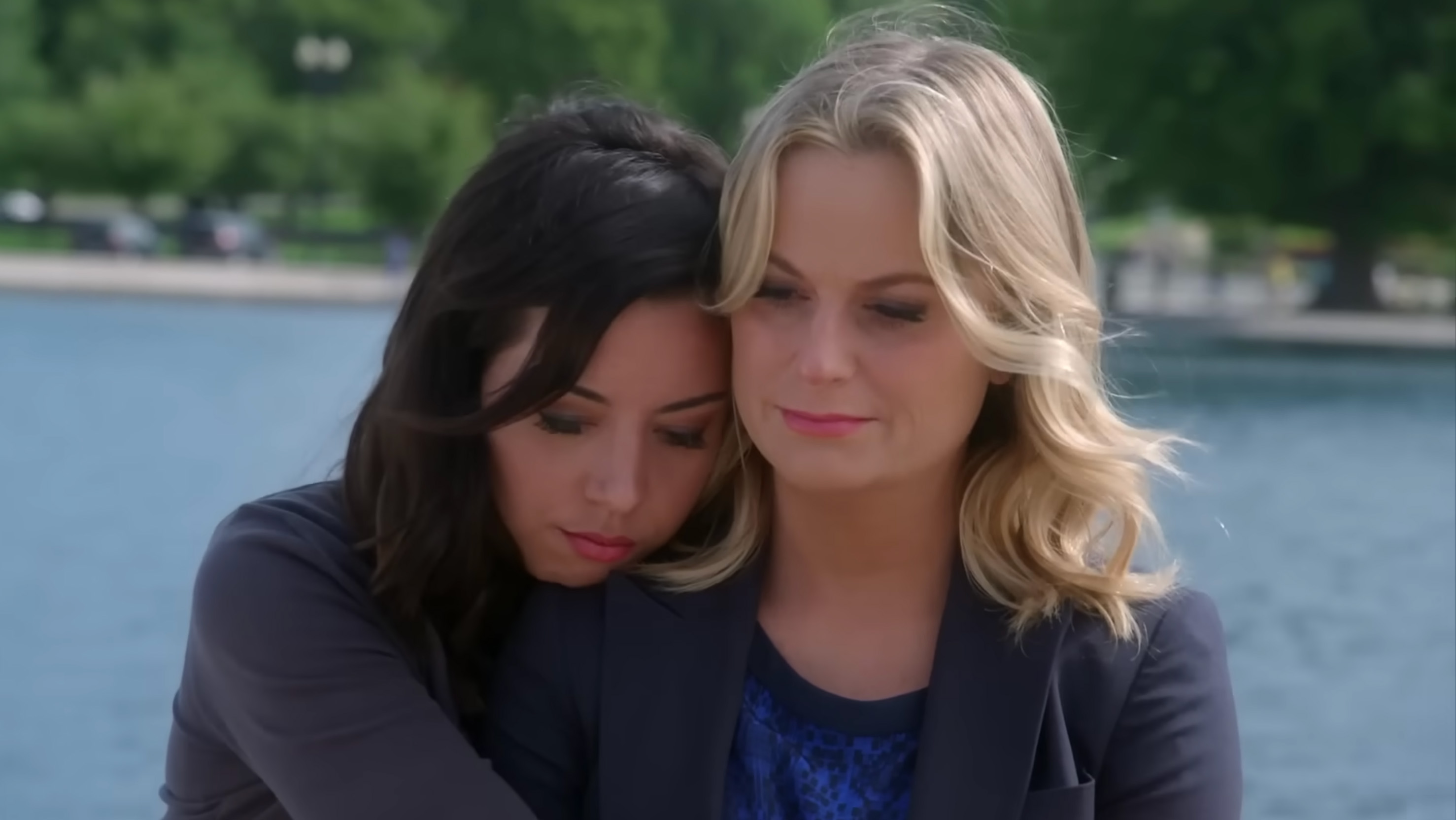 Parks and Rec, April and Leslie