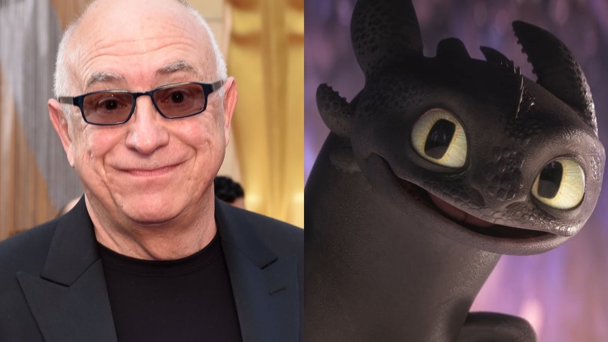 Randy Thom and Toothless from How To Train Your Dragon
