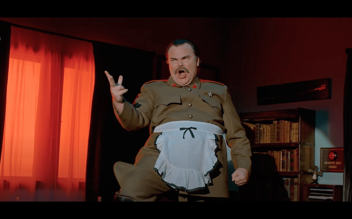 Jack Black as Joseph Stalin in History of the World Part II Hulu