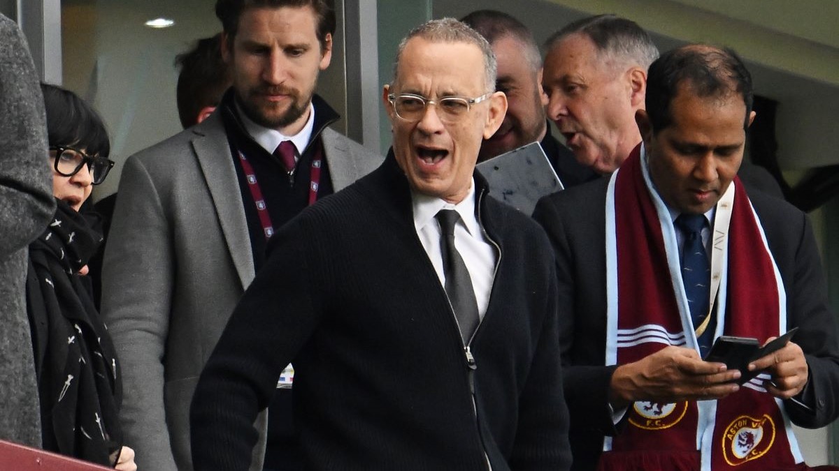 No Curse Here as Tom Hanks Sprinkles Good Luck on Aston Villa F.C.