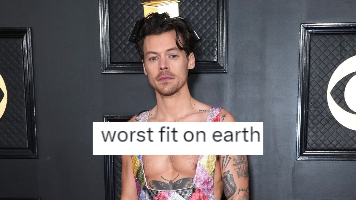 Harry Styles get mercilessly ripped apart for "adult diaper" Grammys look