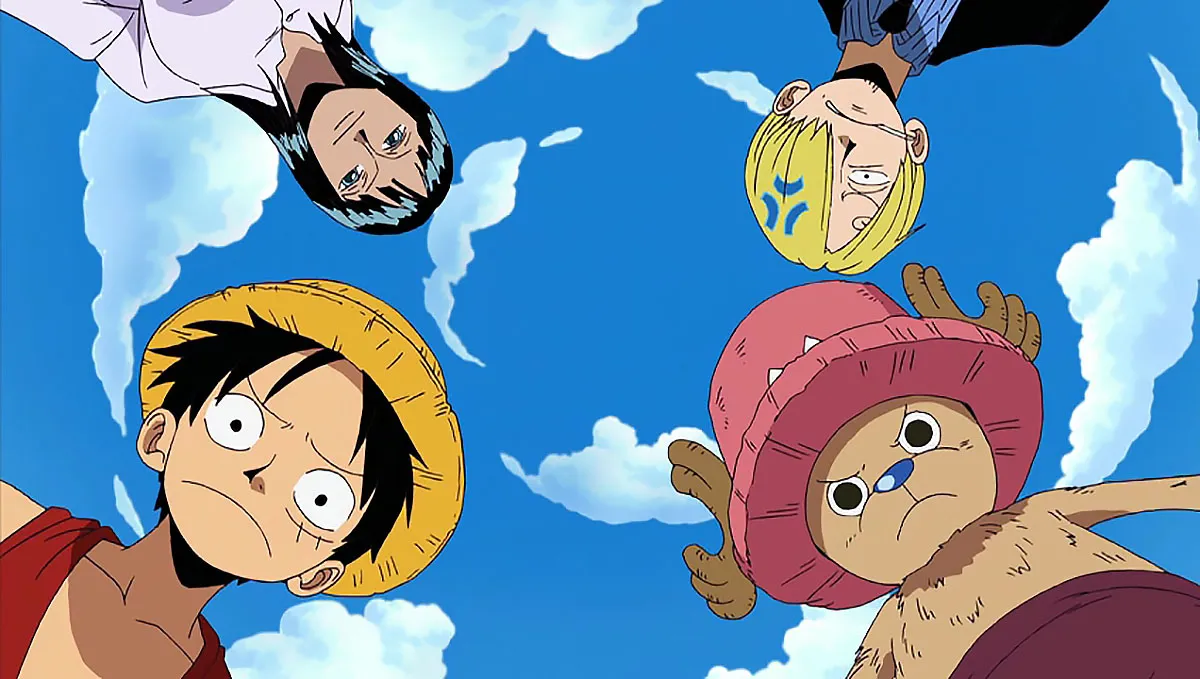 Luffy, Sanji, Robin and Chopper One Piece