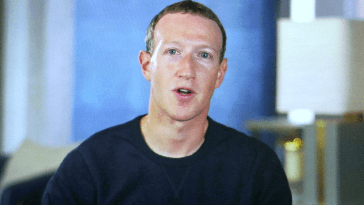 Mark Zuckerberg, via video, speaks at Into the Metaverse: Creators, Commerce and Connection during the 2022 SXSW Conference and Festivals at Austin Convention Center on March 15, 2022 in Austin, Texas.