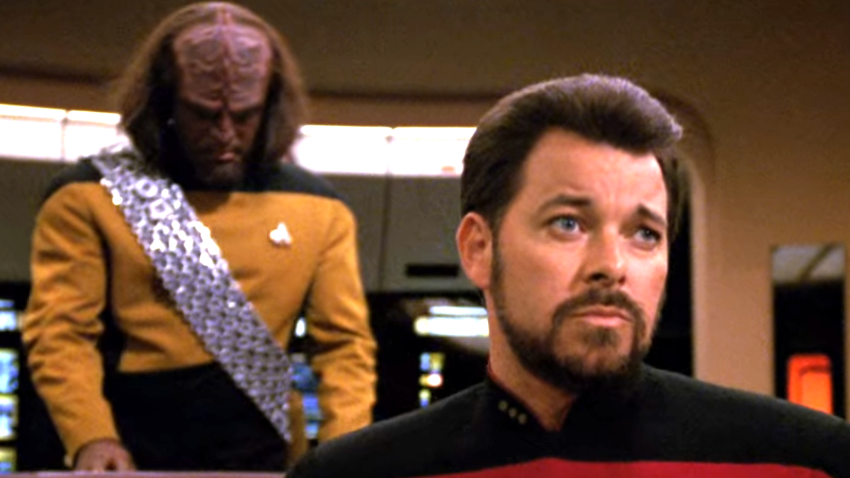 Screenshot from Star Trek's "Darmok"