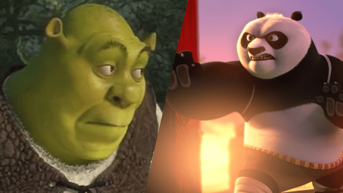 Shrek vs Kung Fu Panda