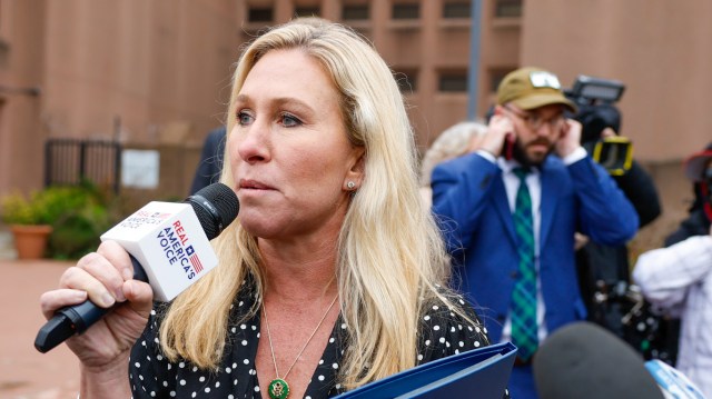 Marjorie Taylor Greene Continues Her 'Good Guy With a Gun' Kick Instead of Making Laws That Will Actually Protect Children - Vimarsana News