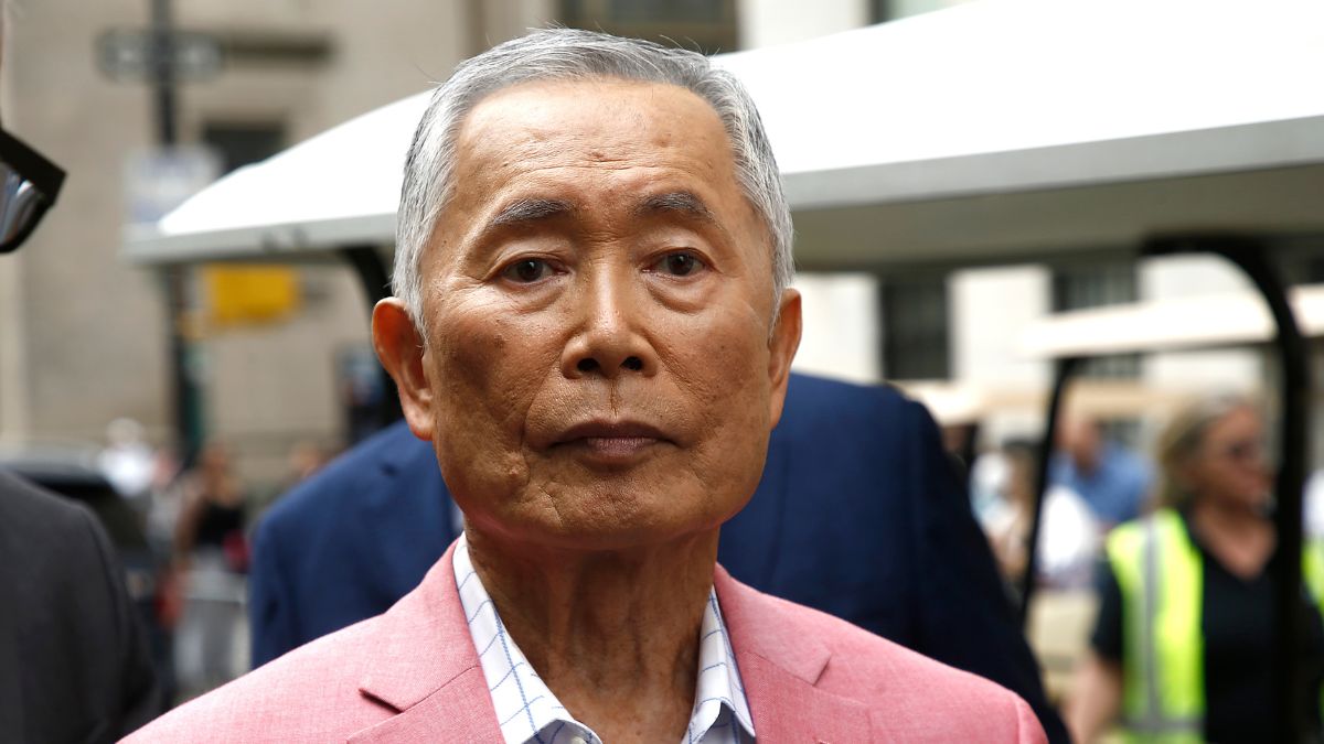 MAY 14: George Takei participates in the Inaugural Japan Parade on May 14, 2022 in New York City.