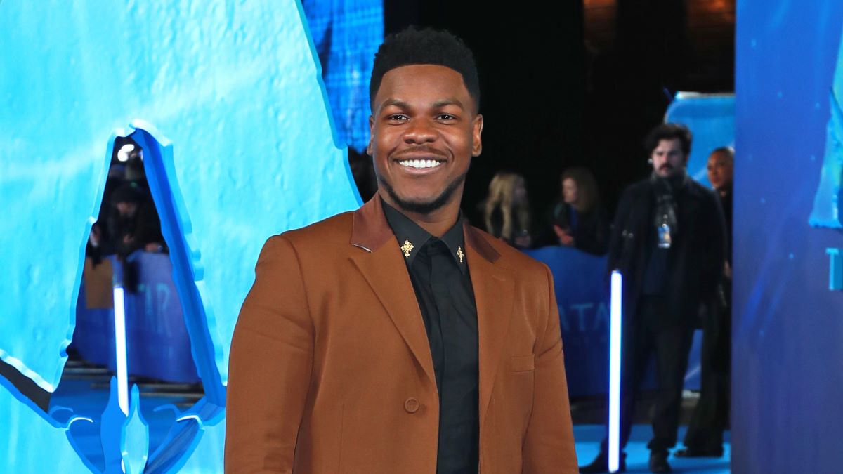 John Boyega attends the World Premiere of James Cameron's "Avatar: The Way Of Water" at Odeon Luxe Leicester Square on December 6, 2022 in London, England.