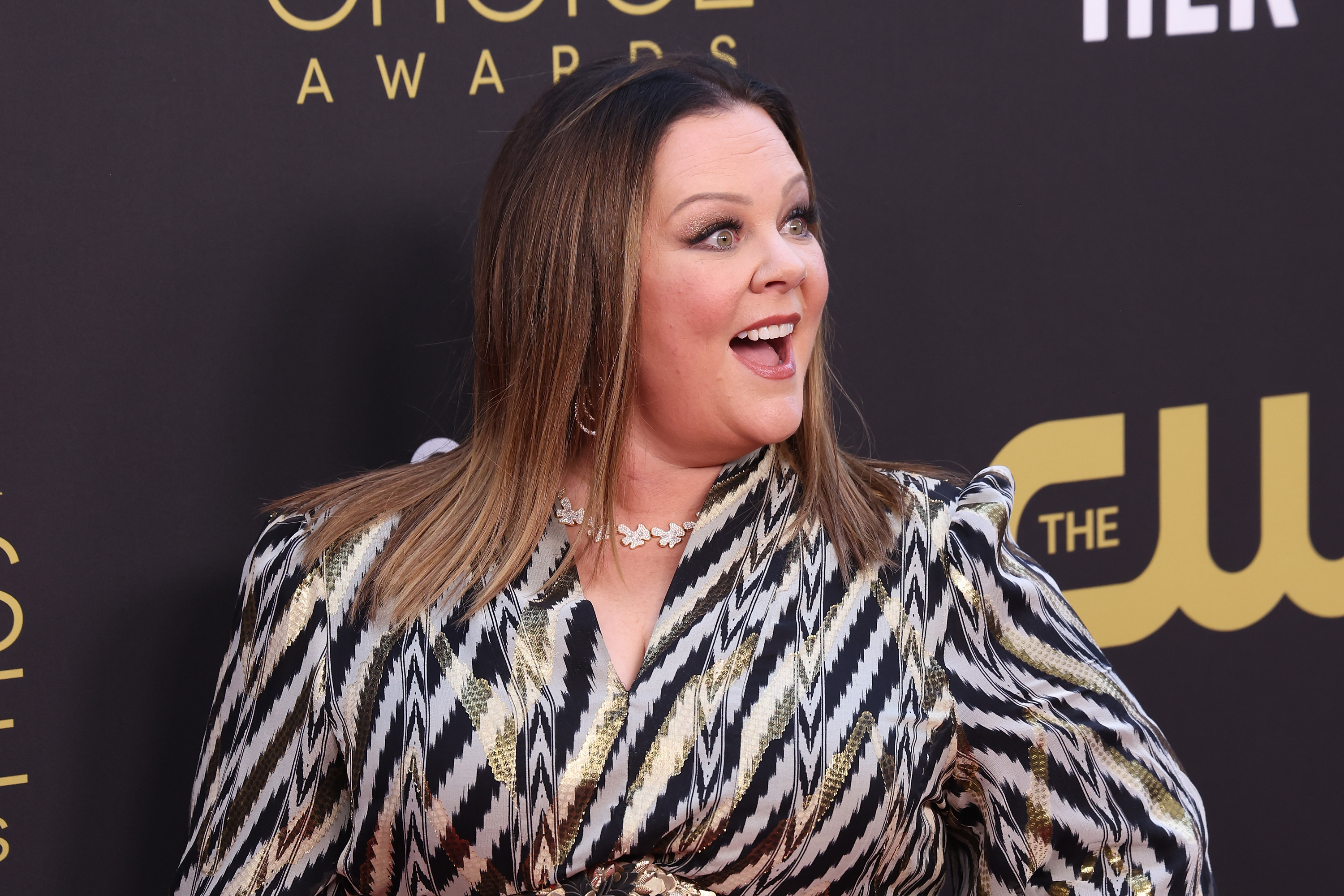 LOS ANGELES, CALIFORNIA - MARCH 13: Melissa McCarthy attends the 27th Annual Critics Choice Awards at Fairmont Century Plaza on March 13, 2022 in Los Angeles, California.