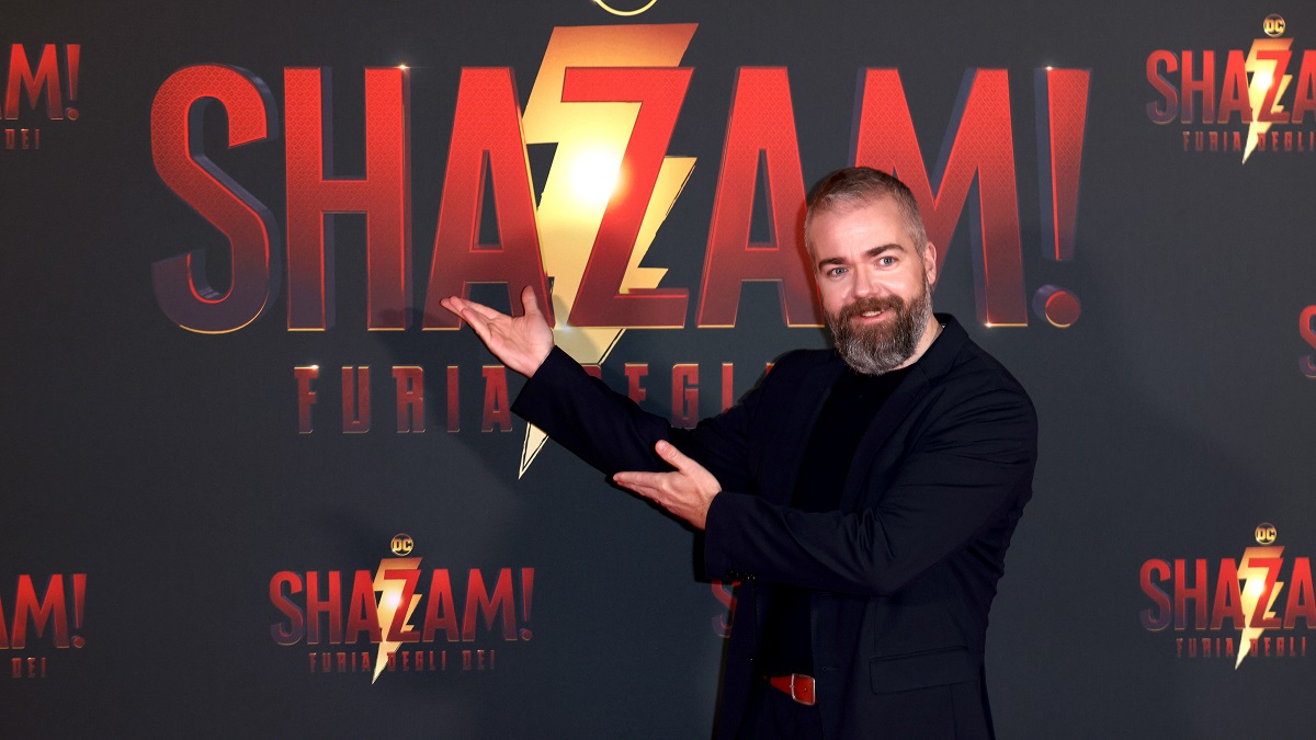 ROME, ITALY - MARCH 03: Director David F. Sandberg attends the premiere for "Shazam! Fury Of The Gods" at The Space Cinema Moderno on March 03, 2023 in Rome, Italy.