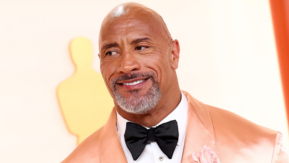 HOLLYWOOD, CALIFORNIA - MARCH 12: Dwayne Johnson attends the 95th Annual Academy Awards on March 12, 2023 in Hollywood, California.