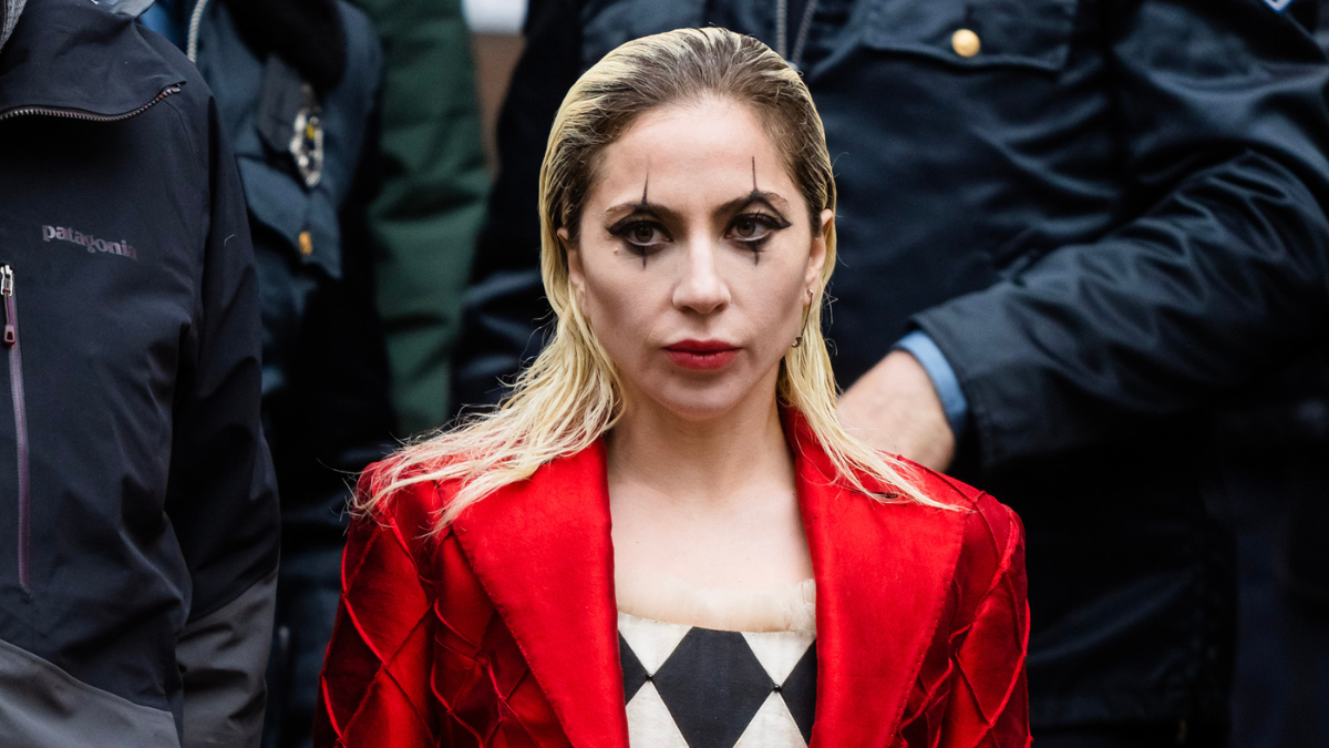 NEW YORK, NEW YORK - MARCH 25: Lady Gaga is seen filming "The Joker 2" in City Hall on March 25, 2023 in New York City.