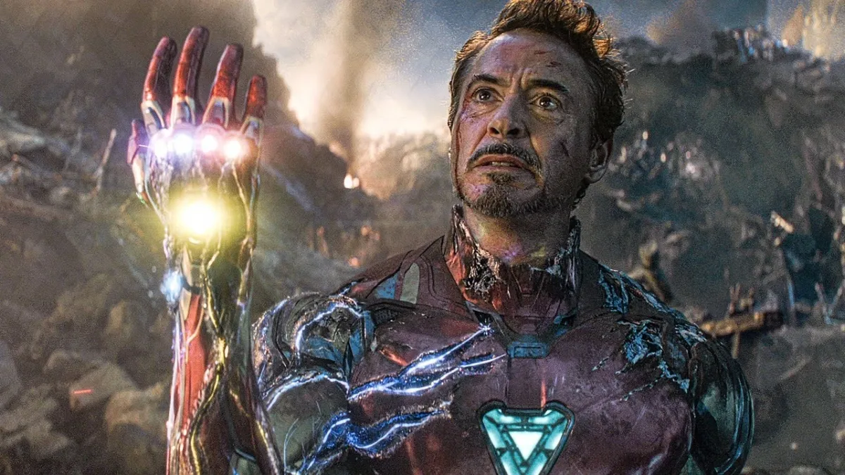 RDJ as Iron Man in Avengers: Endgame