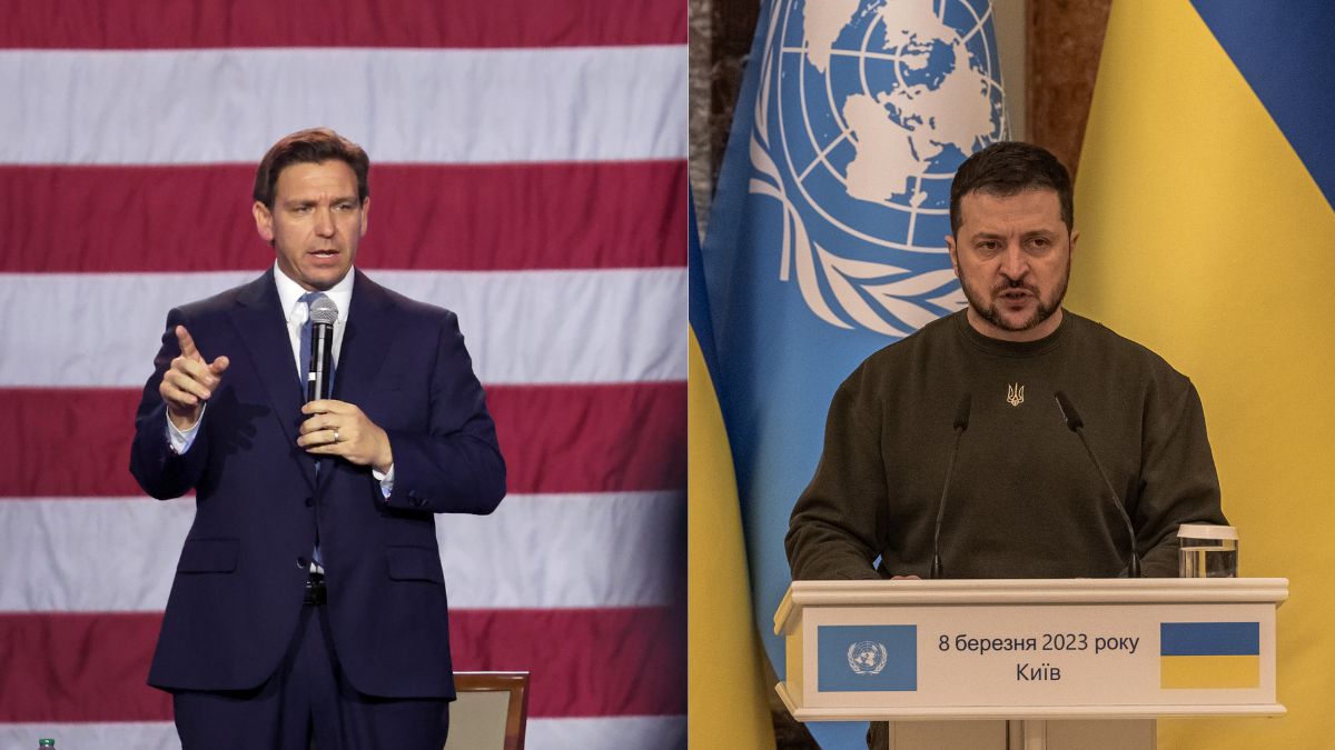 Ukrainian President Volodymyr Zelenskyy Responds to Ron DeSantis’s Comments About the U.S.’ Ongoing Support for Ukraine