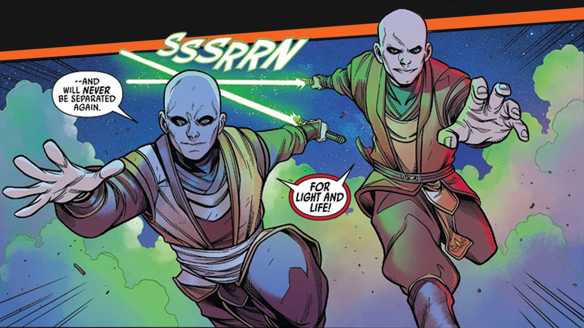 Terec and Ceret as they appear in the High Republic comic series