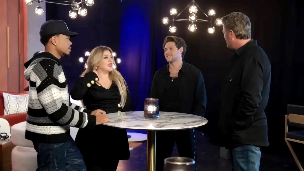 The Voice Kelly Clarkson, Niall Horan, Chance the Rapper and Blake Shelton