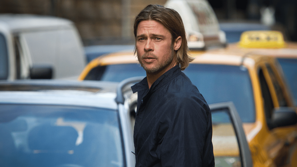 Brad Pitt em 'Guerra Mundial Z'