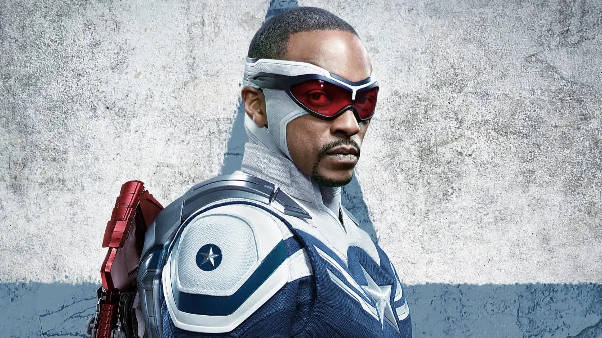 Anthony Mackie como Capitão América em 'Falcão e o Soldado Invernal'