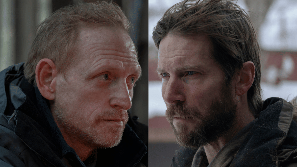 James and David in 'The Last of Us'