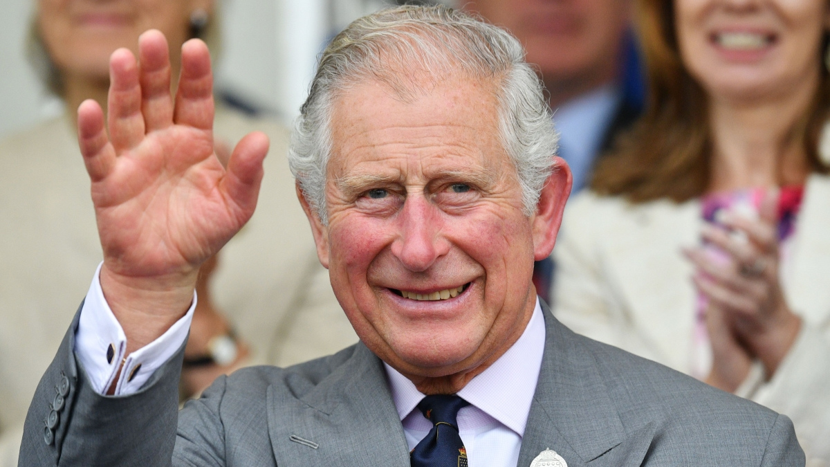 WADEBRIDGE, UNITED KINGDOM - JUNE 07: Prince Charles, Prince of Wales waves as he attends the Royal Cornwall Show on June 07, 2018 in Wadebridge, United Kingdom.