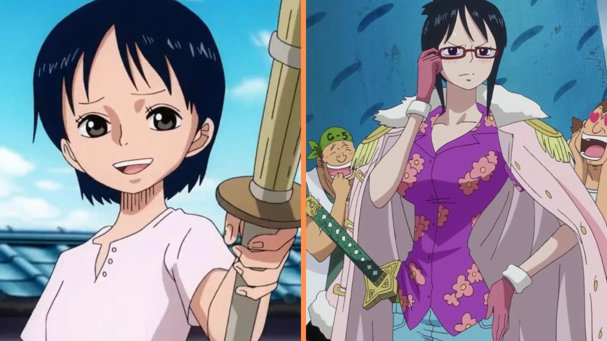 One Piece's Tashigi and Kuina
