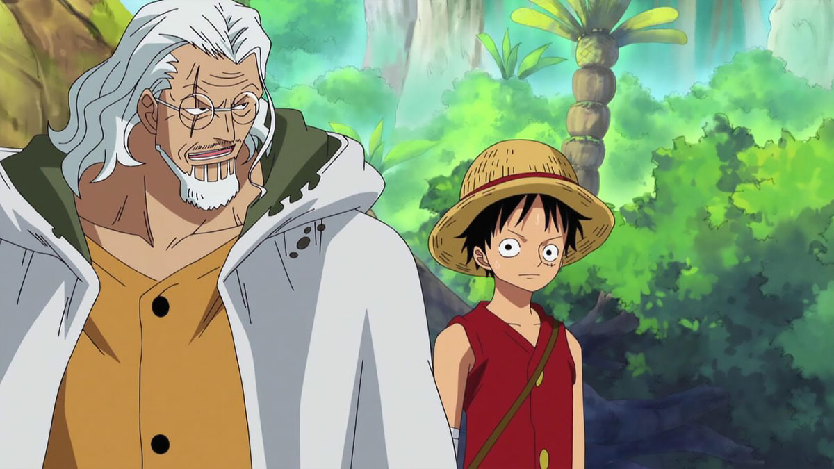 Luffy and Rayleigh One Piece