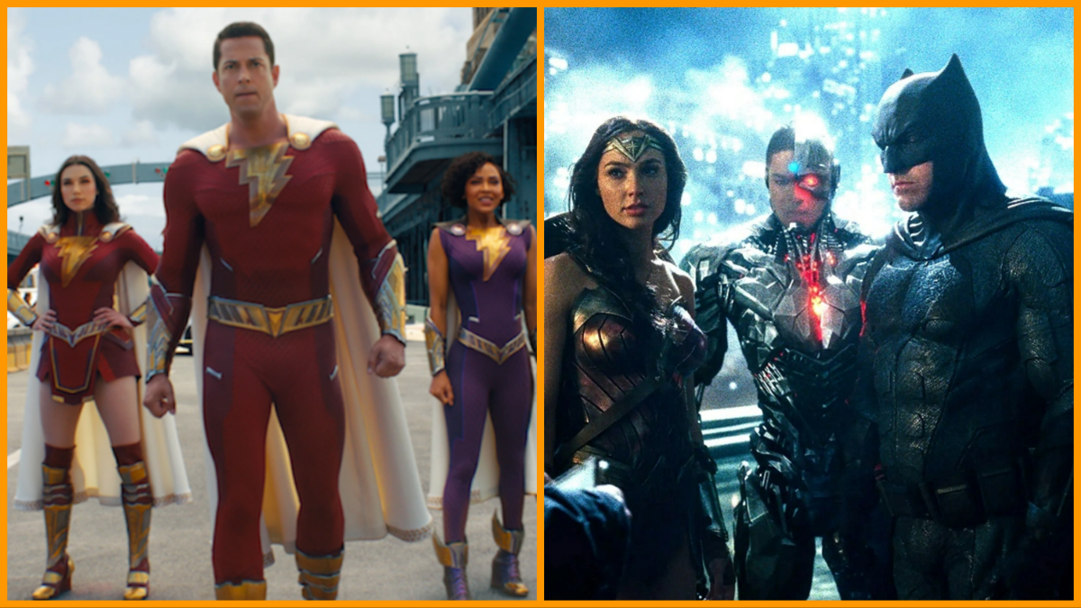 Shazam Fury Of The Gods Wonder Woman Scene and Justice League