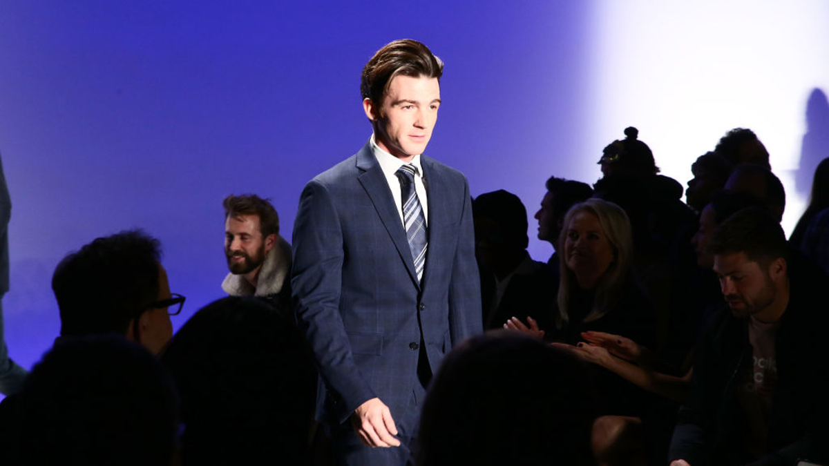 Drake Bell is seen at the The 3rd Annual Blue Jacket Fashion Show Benefitting The Prostate Cancer Foundation at Pier 59 Studios on February 7, 2019 in New York City, NY