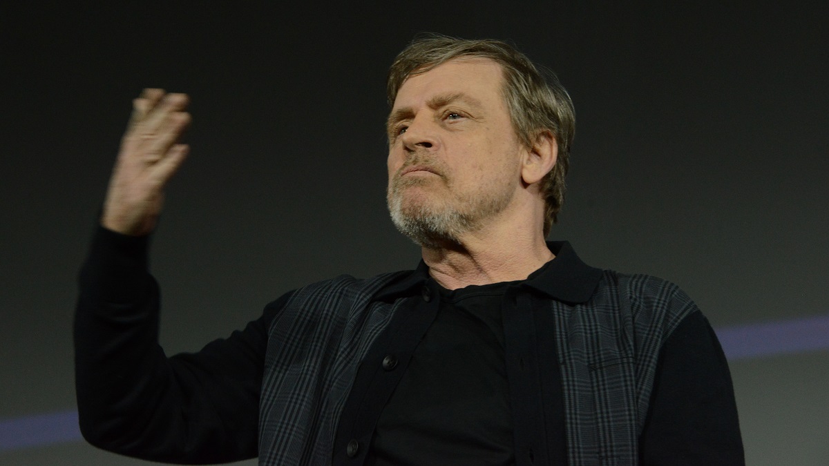 SAN DIEGO, CALIFORNIA - JULY 19: Mark Hamill accepts the Icon award during the Netflix's "The Dark Crystal: Age Of Resistance" Panel during 2019 Comic-Con International at San Diego Convention Center on July 19, 2019 in San Diego, California.