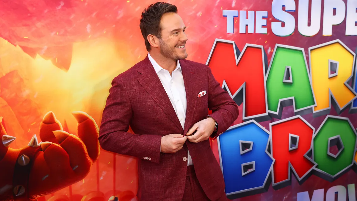 Chris Pratt attends special screening of Universal Pictures' "The Super Mario Bros. Movie" at Regal LA Live on April 01, 2023