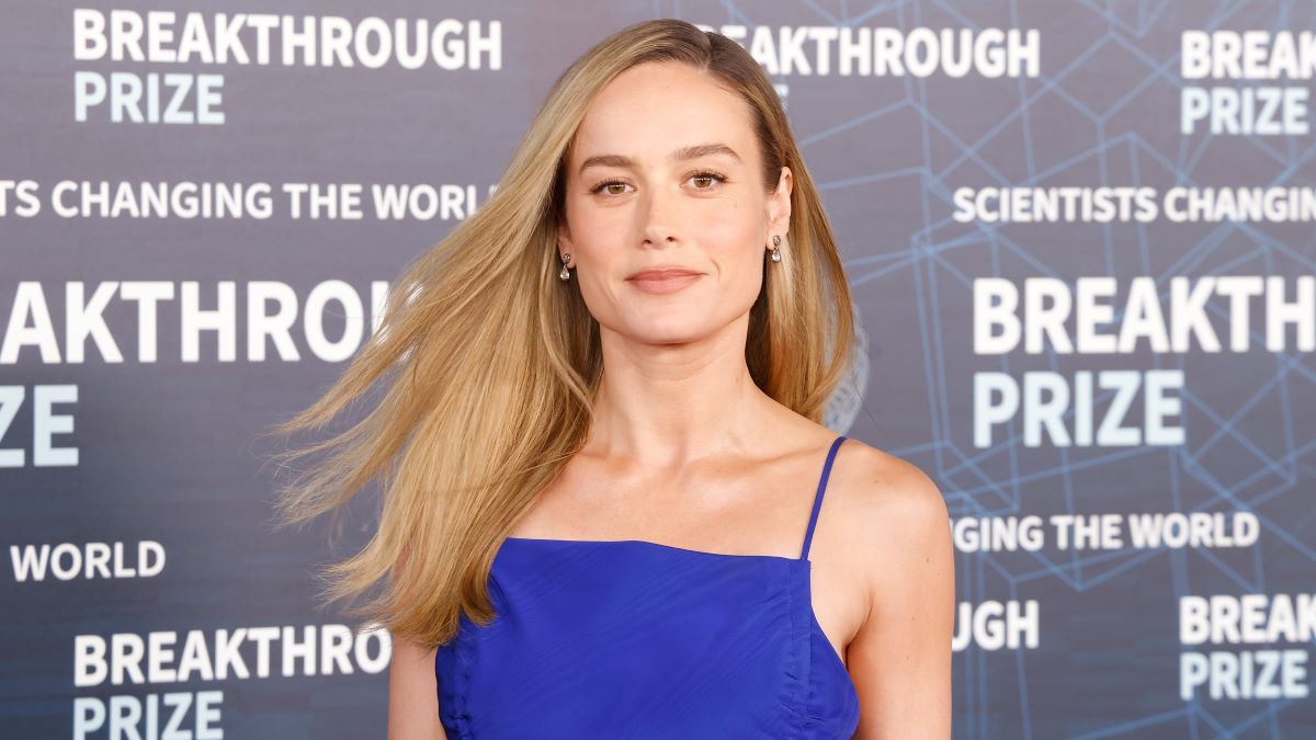 Brie Larson attends the 9th annual Breakthrough Prize ceremony at Academy Museum of Motion Pictures on April 15, 2023 in Los Angeles, California. (Photo by Taylor Hill/Getty Images)