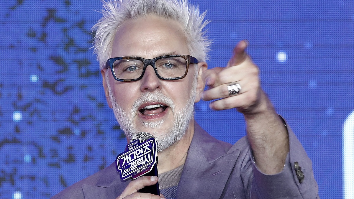 SEOUL, SOUTH KOREA - APRIL 19: Director James Gunn attends the Seoul premiere of Guardians Of The Galaxy Vol.3 at Dongdaemun Design Plaza on April 19, 2023 in Seoul, South Korea. The film will be released in South Korea on May 03.