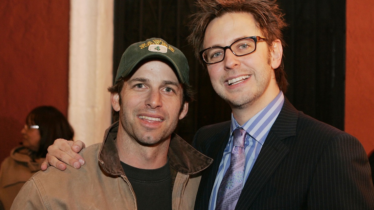 LOS ANGELES - MARCH 9: Directors Zack Snyder and James Gunn arrive at the premiere of Universal Picture's "Slither" at the Vista Theater on March 9, 2006 in Los Angeles, California.