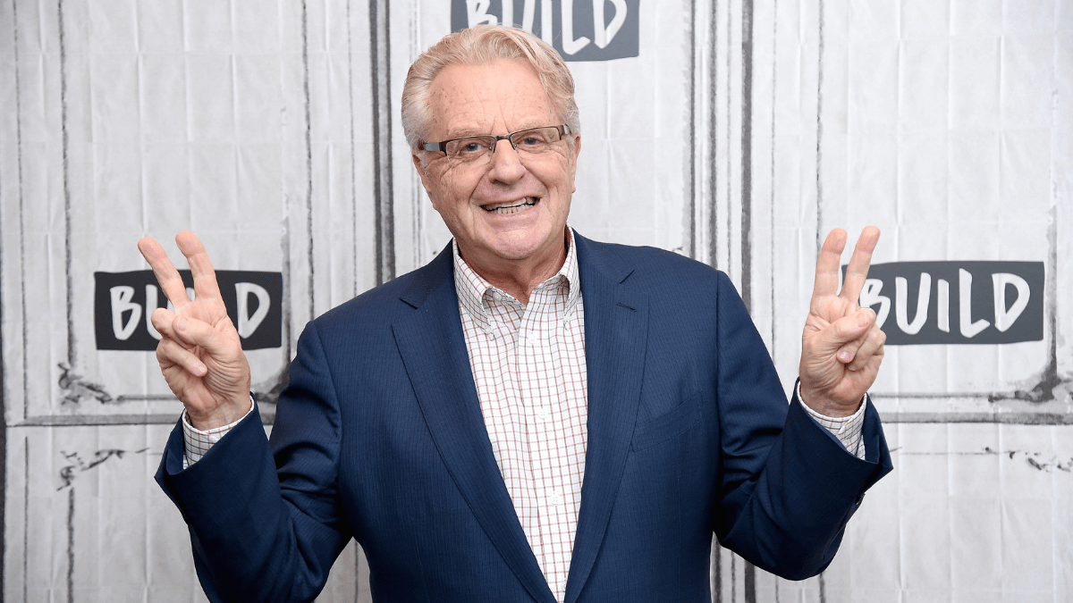 NEW YORK, NEW YORK - SEPTEMBER 09: Jerry Springer visits the Build Series to discuss the reality court show “Judge Jerry” at Build Studio on September 09, 2019 in New York City.