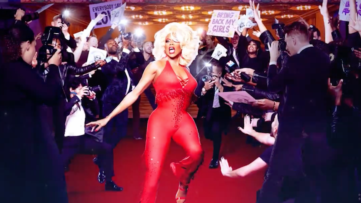 RuPaul in an advertisement for 'RuPaul's Drag Race All Stars 8'