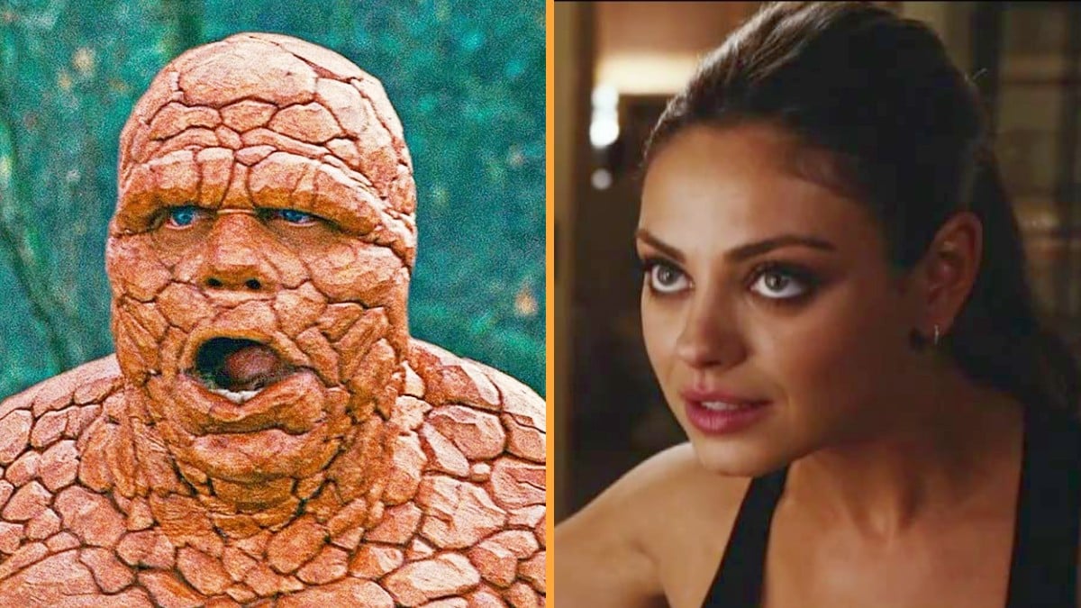 The Thing and Mila Kunis