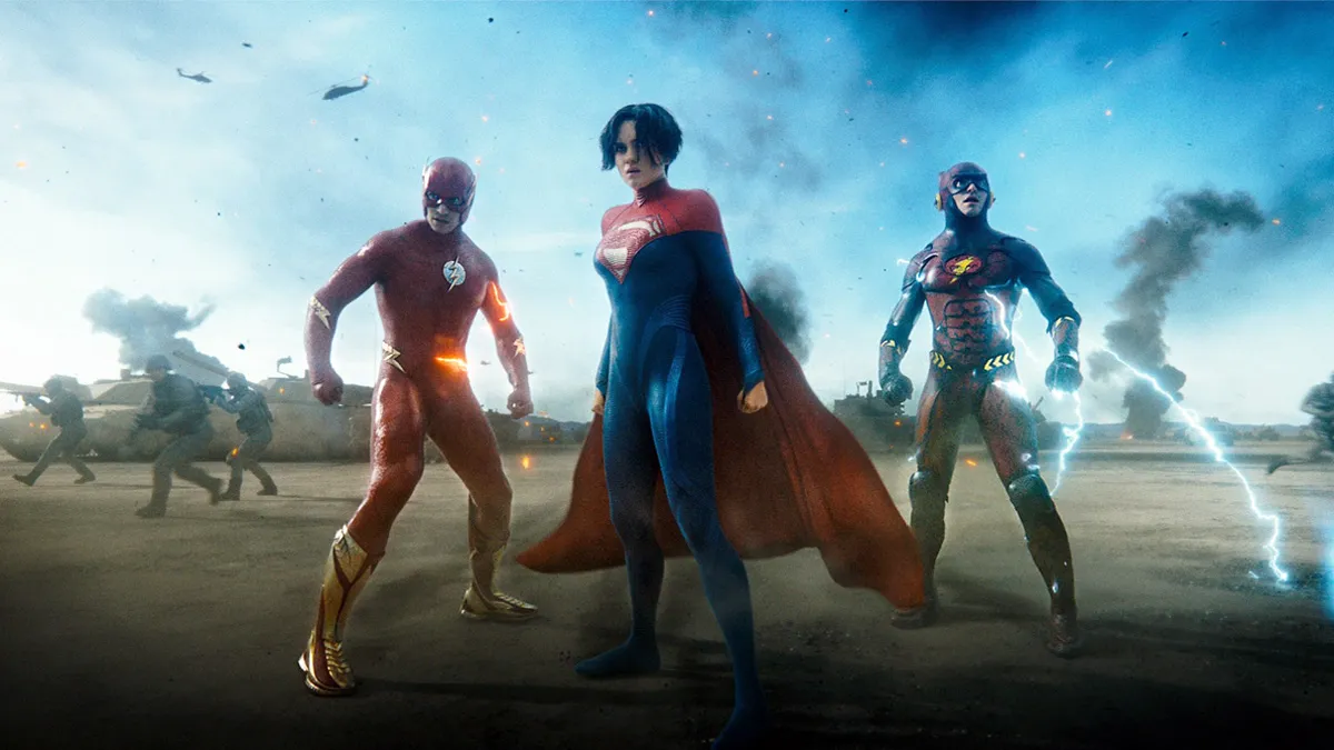 Toujours de 'The Flash' avec 2 Barry's et Supergirl