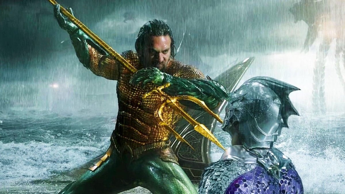 Aquaman in combat